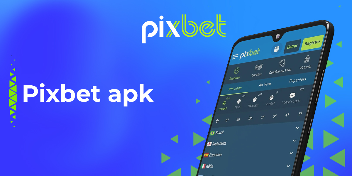 Instruções para baixar e instalar o app Pixbet para celular