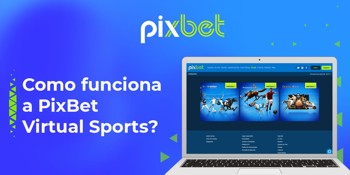 Características da seção de esportes virtuais do site PixBet