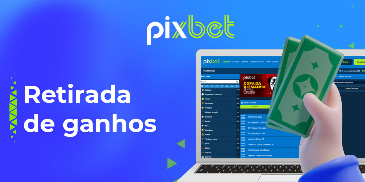 Como os usuários brasileiros podem fazer saques em Pixbet