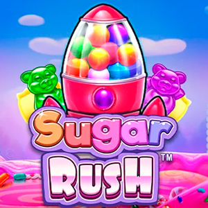 Logotipo do jogo Sugar Rush no site do cassino
